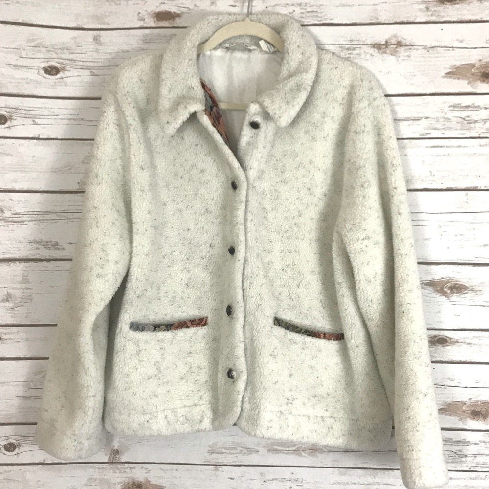 Vintage (?) Orvis Teddy Bear Fleece Coat/Jacket